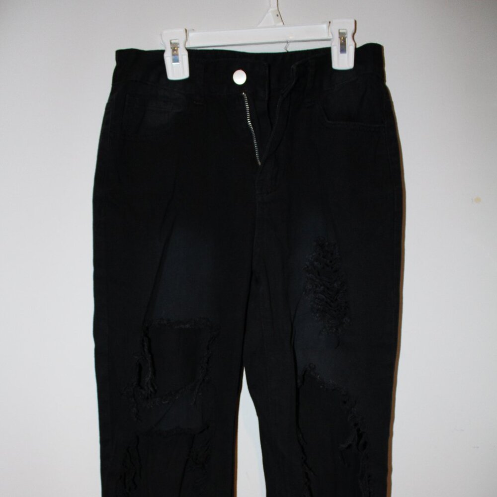 Black Ripped Jeans - Picture 4 of 6